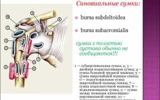 Принципы лечения субдельтовидного бурсита плечевого сустава